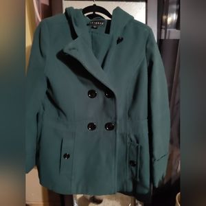Green Pea Coat